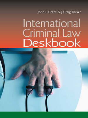 cover image of International Criminal Law Deskbook
